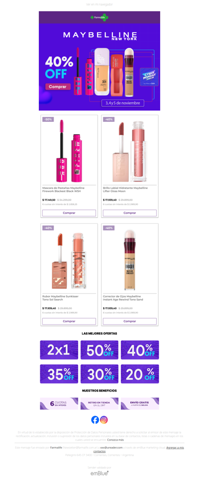 💄Maquillaje con 50% OFF 👀 Encontralo acá 🥳