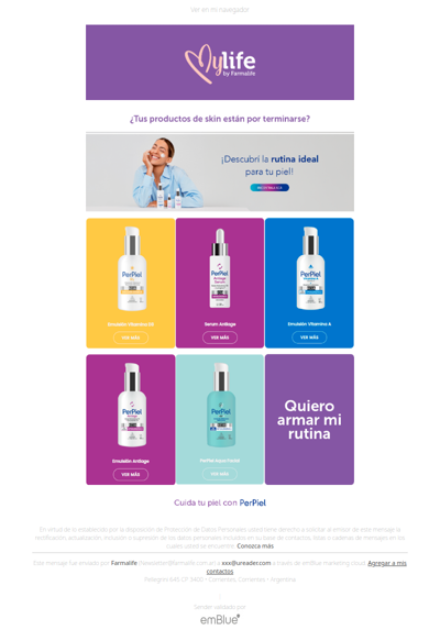 ¿Tu rutina necesita un refill? 👉 Reponer ahora 💜?Elegí tus favoritos de PerPiel!