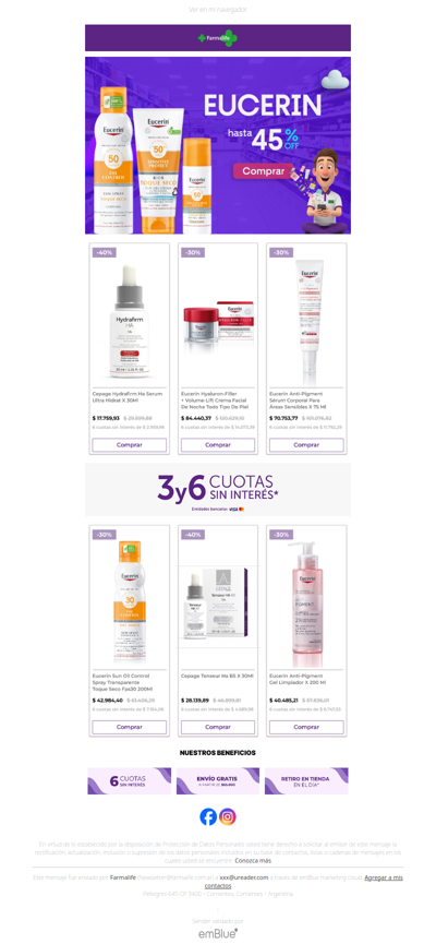 ¡ÚLTIMO DÍA! Eucerin con descuentos 🤯 Descubrí 👉