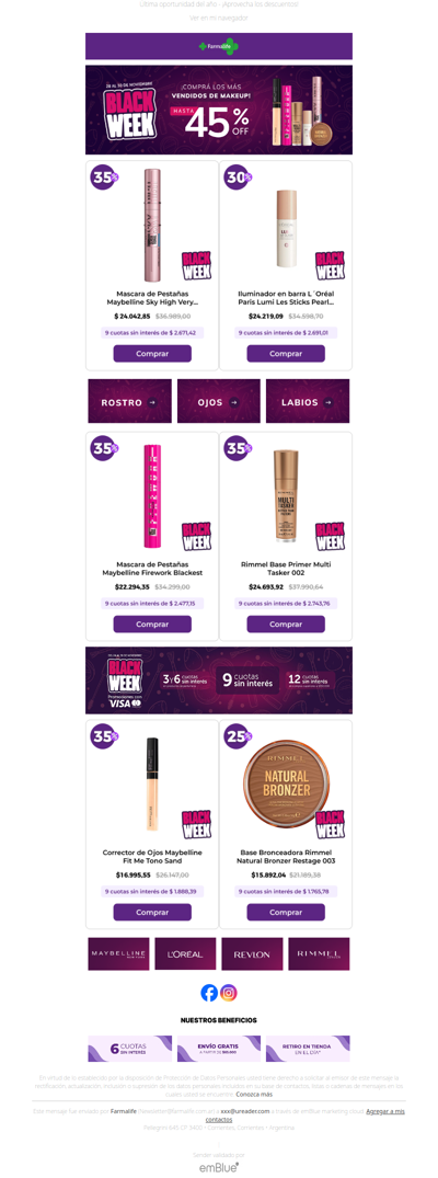 ⚡ ¡HASTA 45% OFF! 🎁 MakeUp 💄 Es tu momento de aprovechar