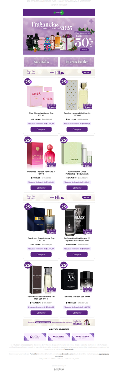 🎁 Las MÁS vendidas del 2025 acá 👉