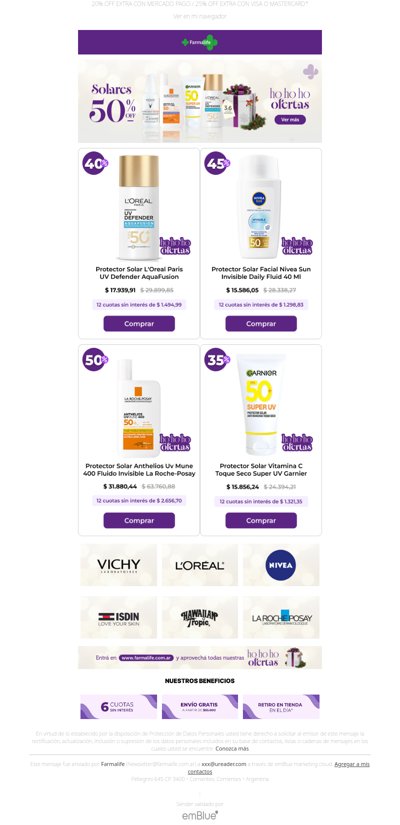 ☀️ Protectores Solares ¡HASTA 50% OFF! 😎