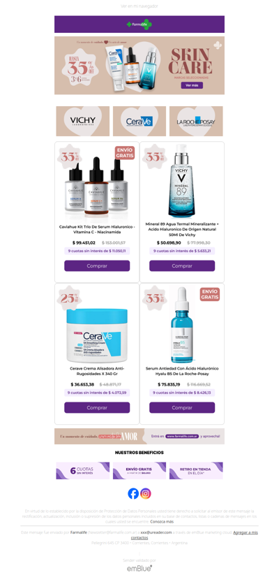 📣 Último día 👉 ¡35% OFF en Skin Care!