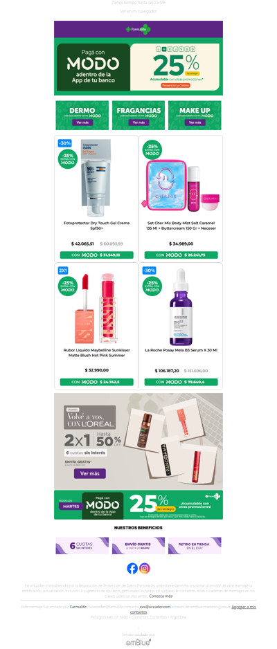 💚🚨 25% OFF EXTRA ACÁ 👉 Martes de MODO