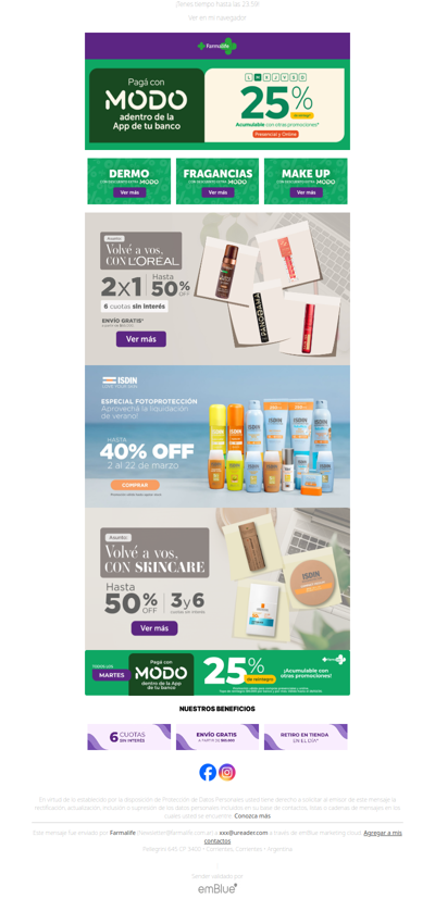 💚🚨 25% OFF EXTRA ACÁ 👉 Martes de MODO
