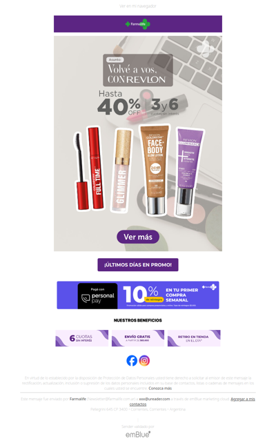 💄 REVLON: Hasta 40% OFF 🤯🔥