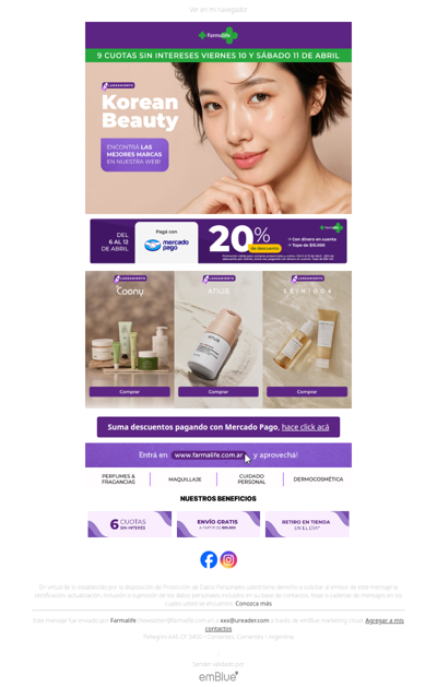 🇰🇷 Skin Care Koreano en Farmalife ✨ Compra lo último