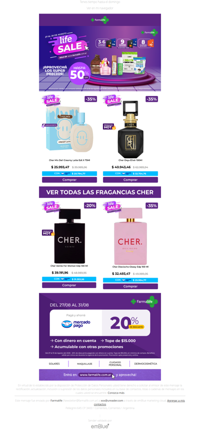 💜 ¡LifeSale! Hasta 50% OFF + 20% OFF ACUMULABLE ⚡