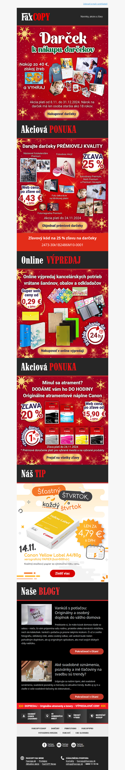 🎁 Darček k nákupu darčekov + 📢 ZĽAVA 25 % na darčeky Prémiovej kvality