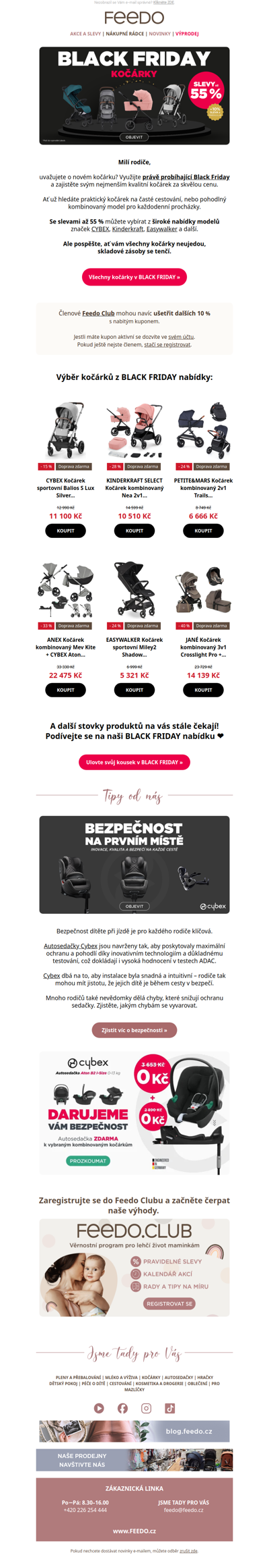 BLACK FRIDAY: Kočárky se slevou až 55 % mizí!