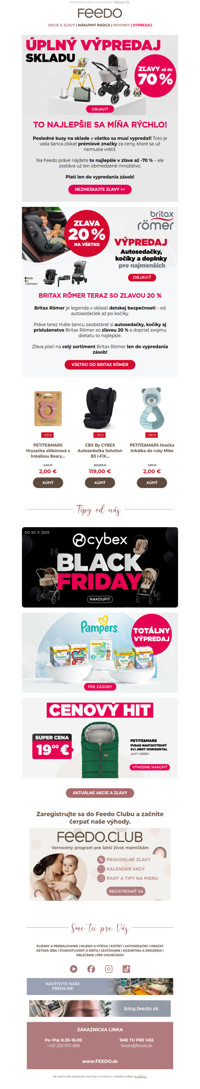 Až −70% a to najlepšie rýchlo mizne!