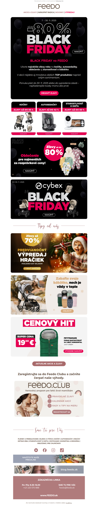 🖤 BLACK FRIDAY štartuje: zľavy až −80 %