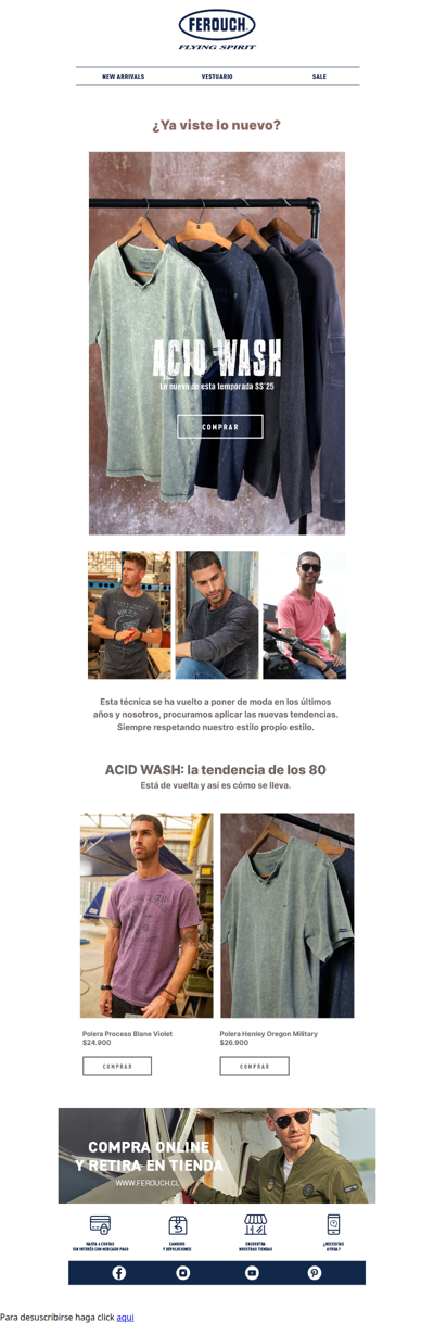 Vuelve Acid Wash 💥 en tendencia esta temporada