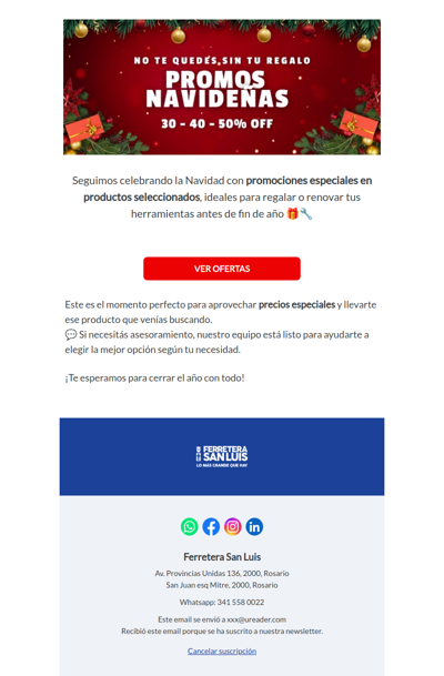 🎄 Seguimos con las promos navideñas en Ferretera San Luis🎅