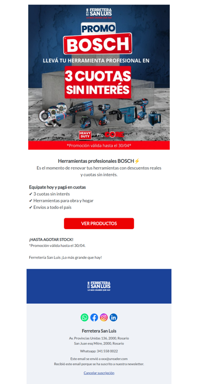 DALE QUE VUELAN! BOSCH - 3 CUOTAS SIN INTERÉS🎉💳