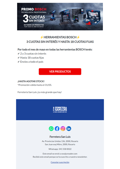 EXTENDIMOS LA PROMO🎉BOSCH 3 CUOTAS SIN INTERÉS🎉💳