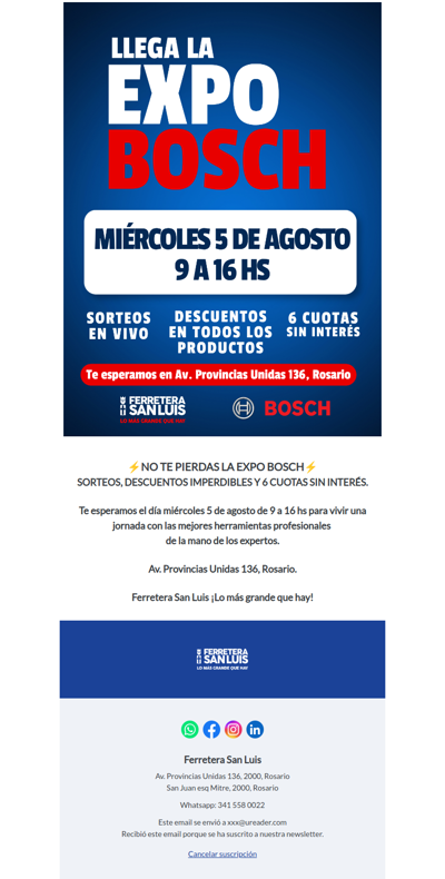 LLEGA LA EXPO BOSCH🎉PREMIOS Y DESCUENTOS💳