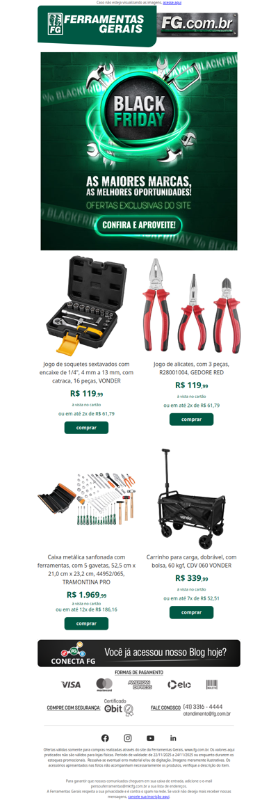 Ferramentas que facilitam, qualidade que impressiona!