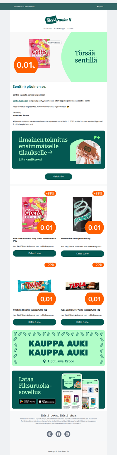 🔥 Nyt NELJÄ Sentin Tuotetta! 🤩