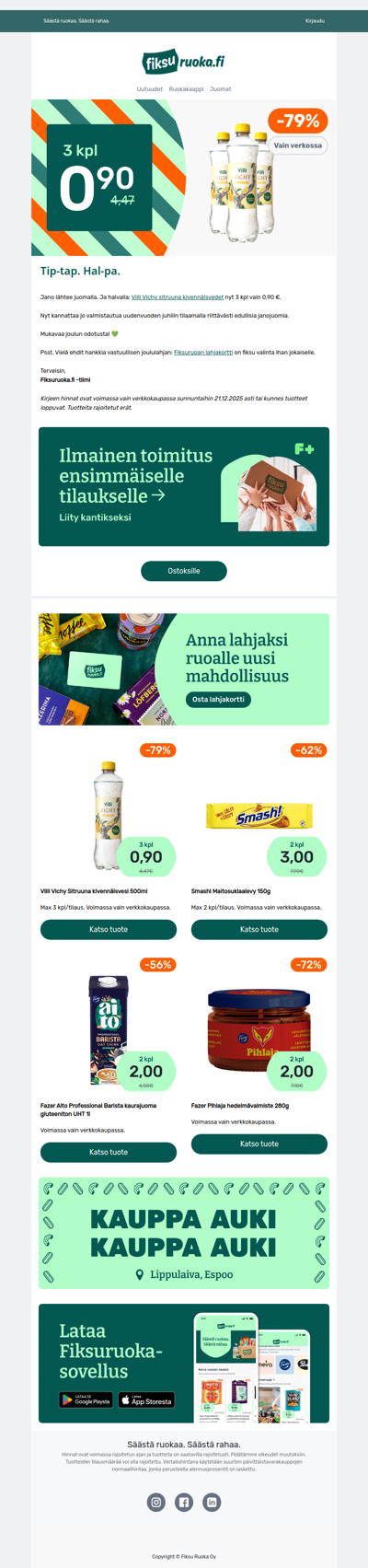 🍋 Villi Vichy nyt -79% 😎