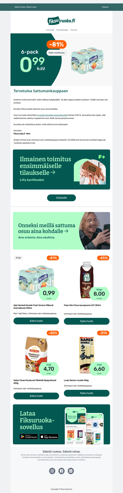 Novelle 6-pack vain 0,99€ 🤩