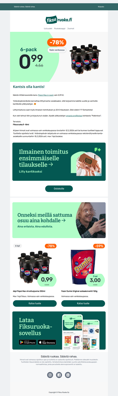 Pepsi Max 6-pack 0,99€ 🤩