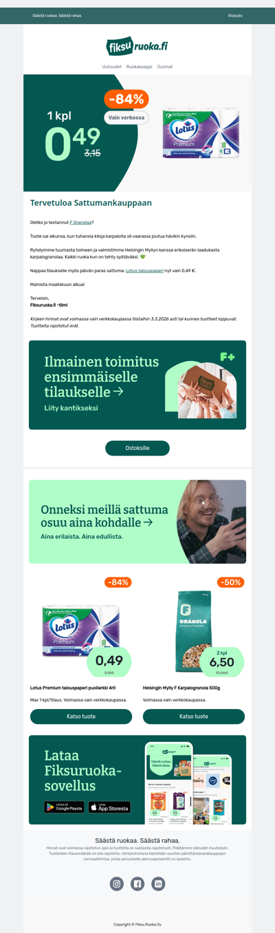 Lotus talouspaperi 0,49€ 🔥