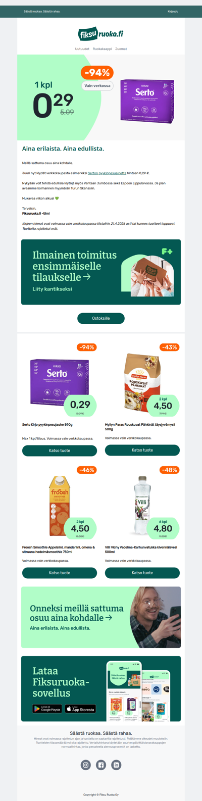 Serto pyykinpesuaine 0,29€ 🔥