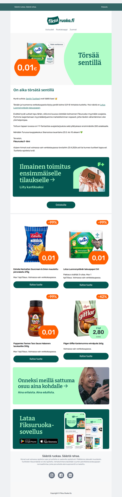 🔥 Lotus talouspaperi 0,01€ 😍 Estrella Manhattan -99%