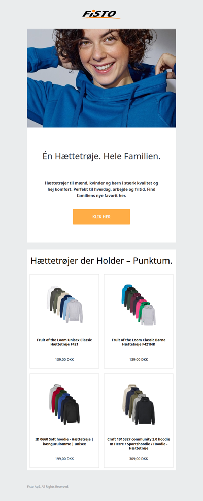 Hættetrøjer der Holder – Punktum.