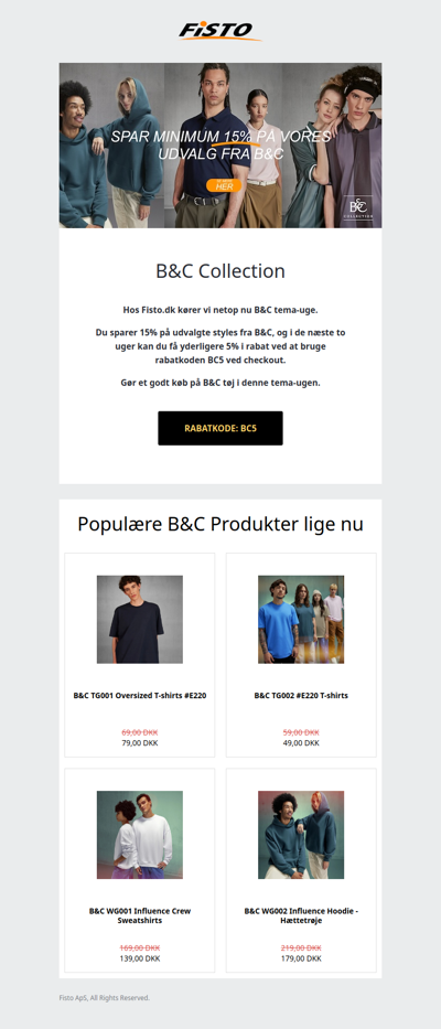 B&C Special - Spar penge med eksklusiv rabatkode.