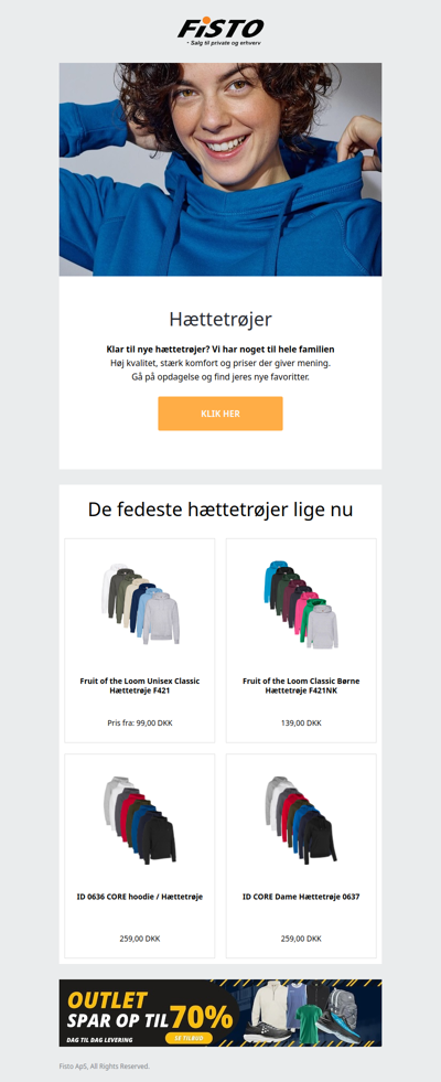 Hættetrøjer - Stort udvalg af mange Brands, Farve og Str.