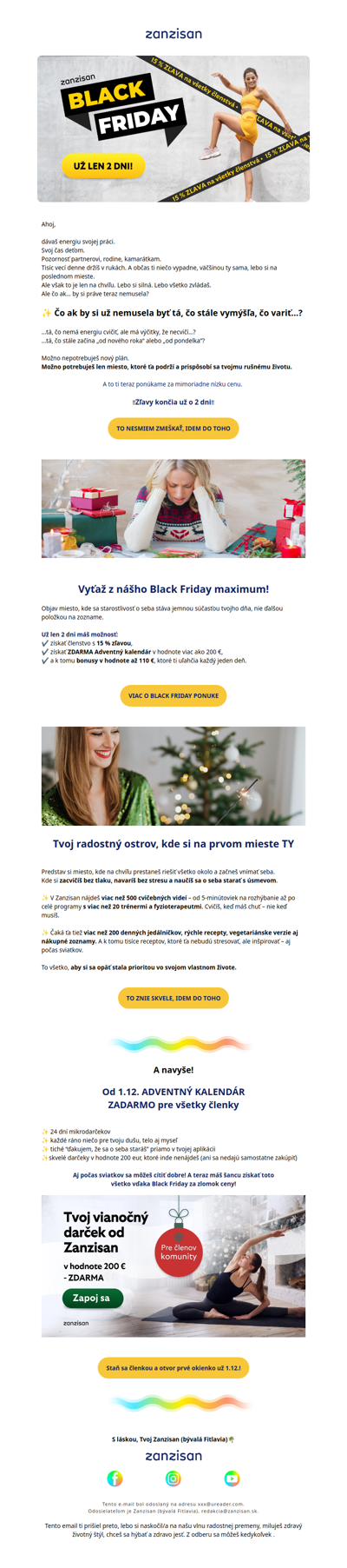 ⏳ Už len 2 dni: Vieš, čo všetko dávaš druhým. A teraz my chceme niečo darovať tebe.