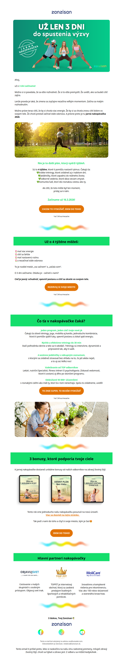 3 dni do štartu nakopávačky, s ktorou schudneš a vyformuješ postavu do 4 týždňov. Pridáš sa? 🤩