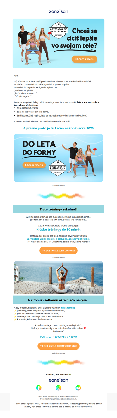 Skúšala si si už tento rok plavky? 🫣Už to nemusí byť tvoja nočná mora! Viac ako 50 000 žien sa na to už teší. Pridaj sa k nim!