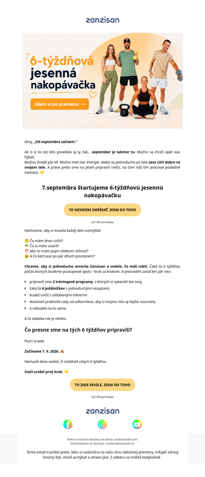 Jesenná nakopávačka je tu! Ideš s nami?