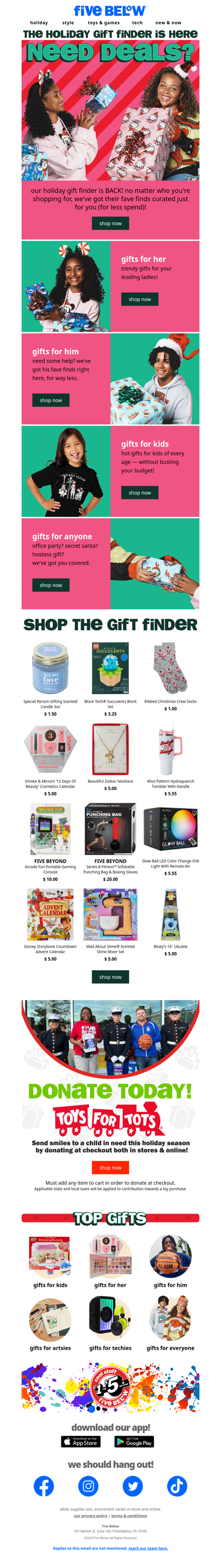 need inspo & deals? our gift finder is back!