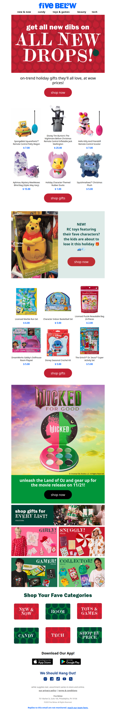 new 🎁 drops they'll ALL love at wow prices!