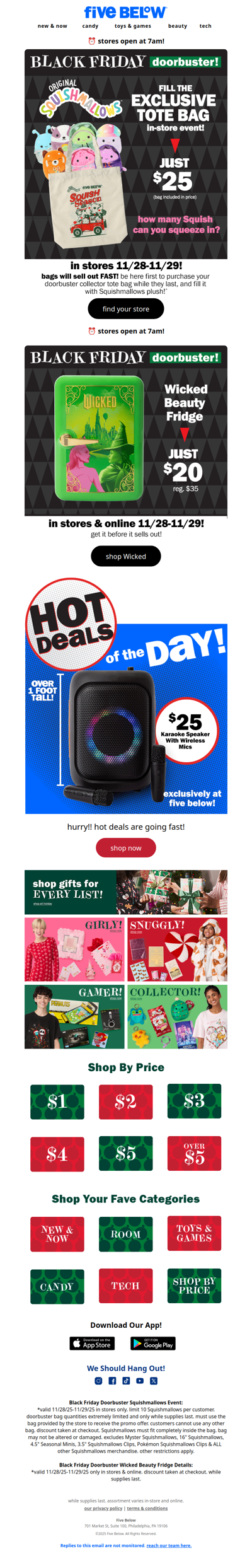 not a drill 🚨 Black Friday doorbusters are here!