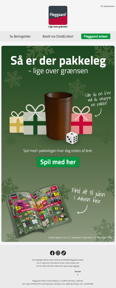 Så er der pakkeleg - lige over grænsen 🤩🎁