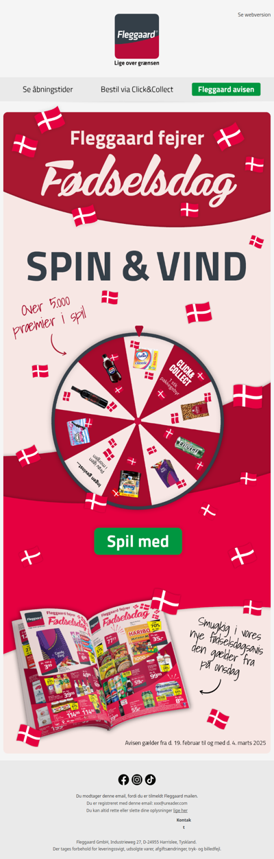 Vi har fødselsdag - lige over grænsen 🇩🇰🎉