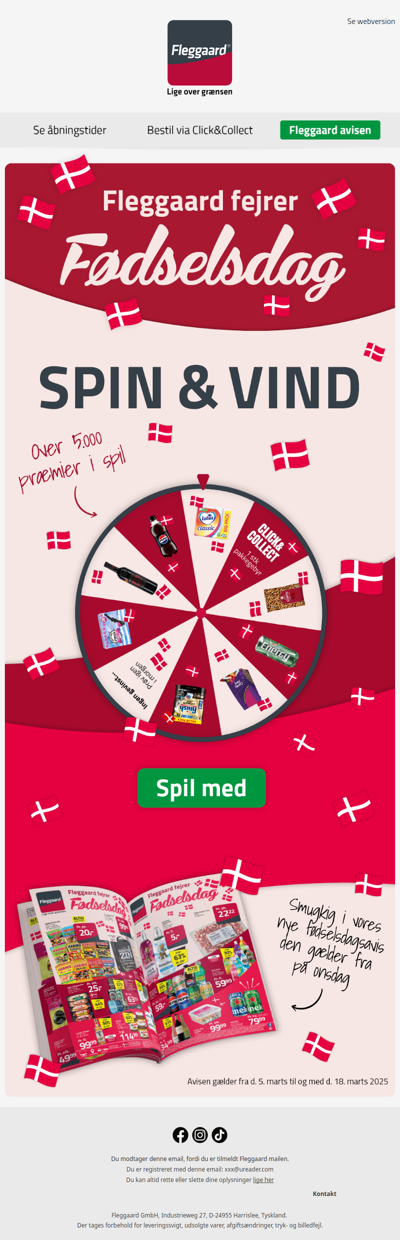 Spiller du med i vores lykkehjul? 🥳