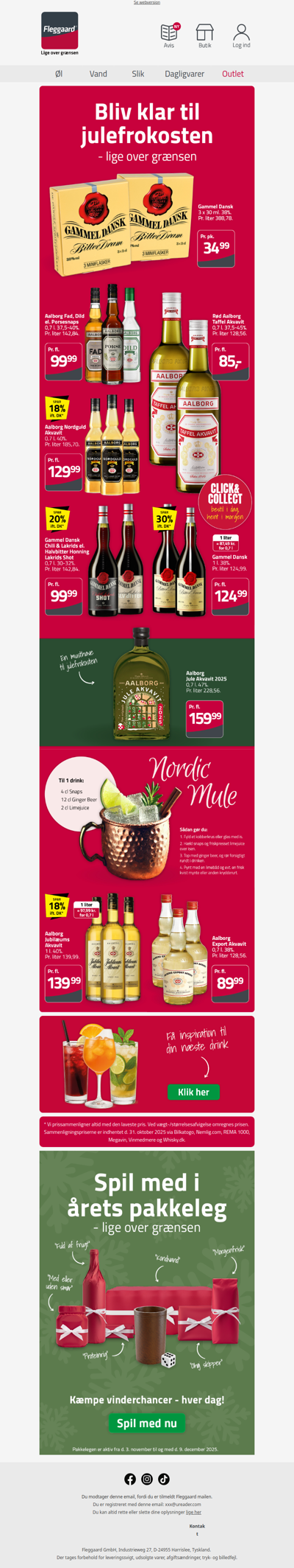 Bliv klar til julefrokost - lige over grænsen 🎅