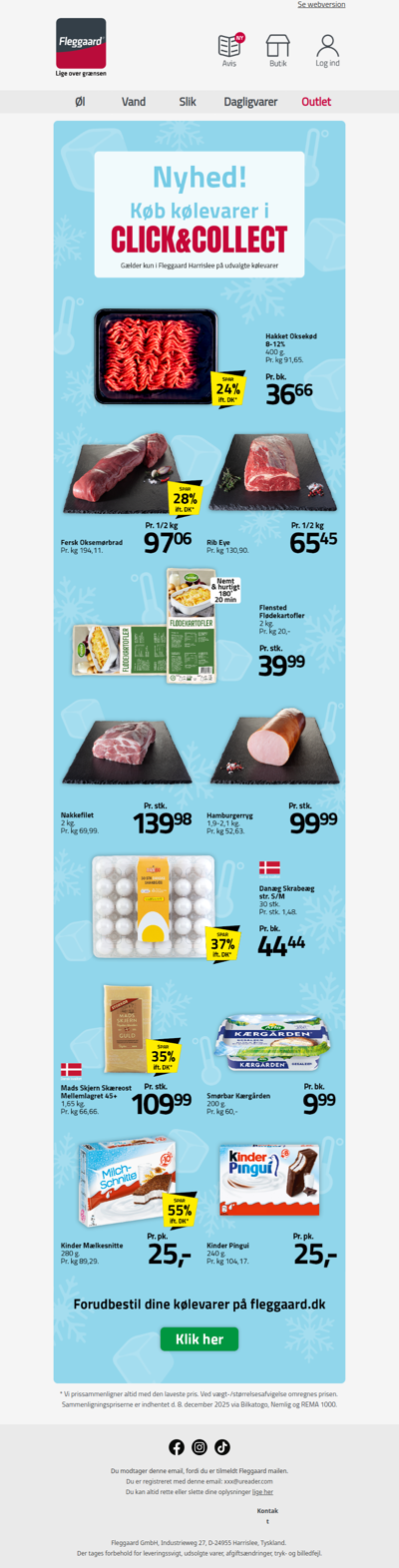 NYHED! Bestil kølevarer online ❄️🧊