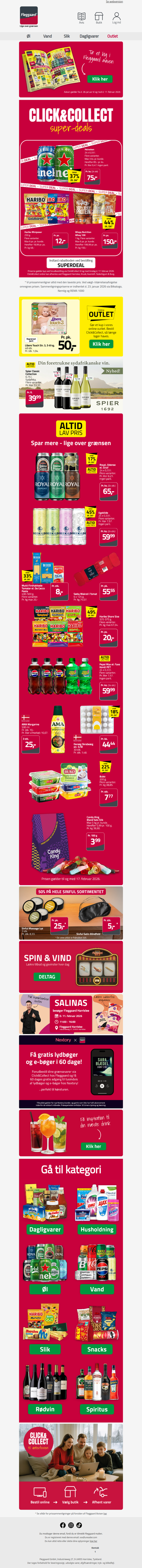 Spar mere - lige over grænsen 😍