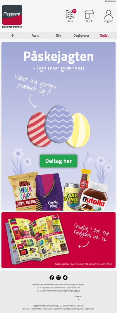 Så' der påskejagt - lige over grænsen 🐇🥚