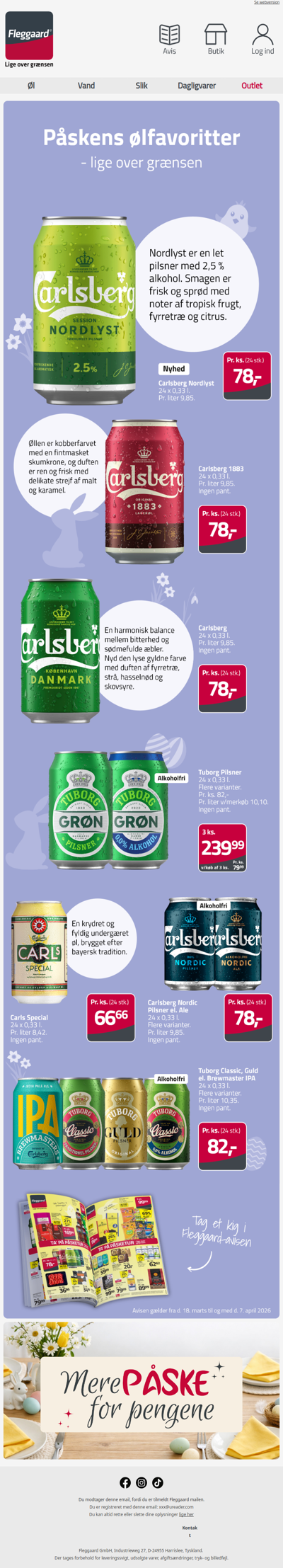 Påskens ølfavoritter - lige over grænsen 😍