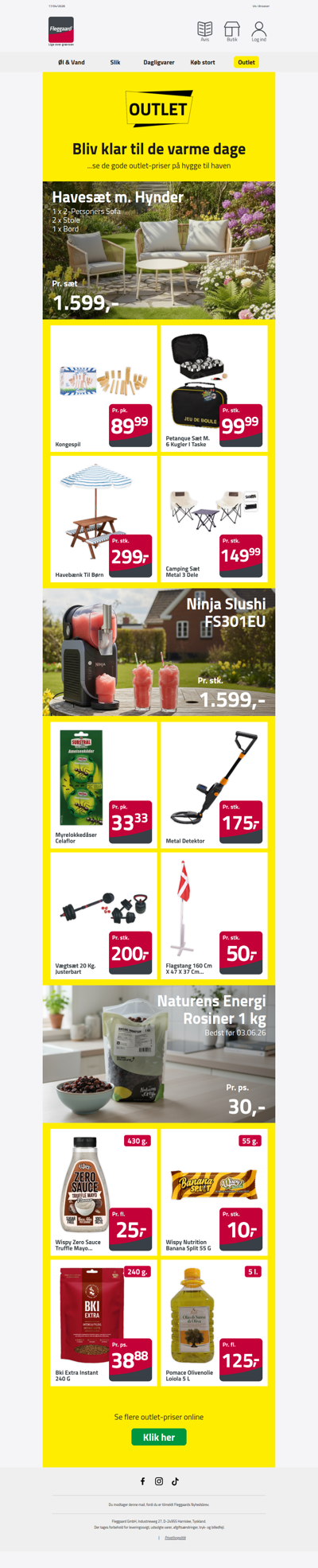 Outlet-favoritter til varme dage! 🌞