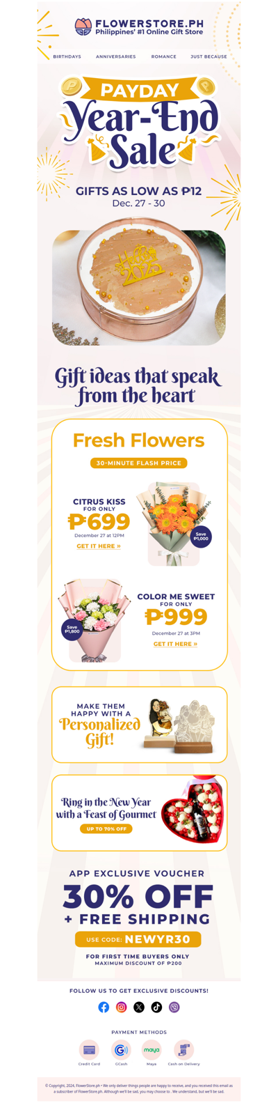 Limited-time deals on our best bouquets! 😳