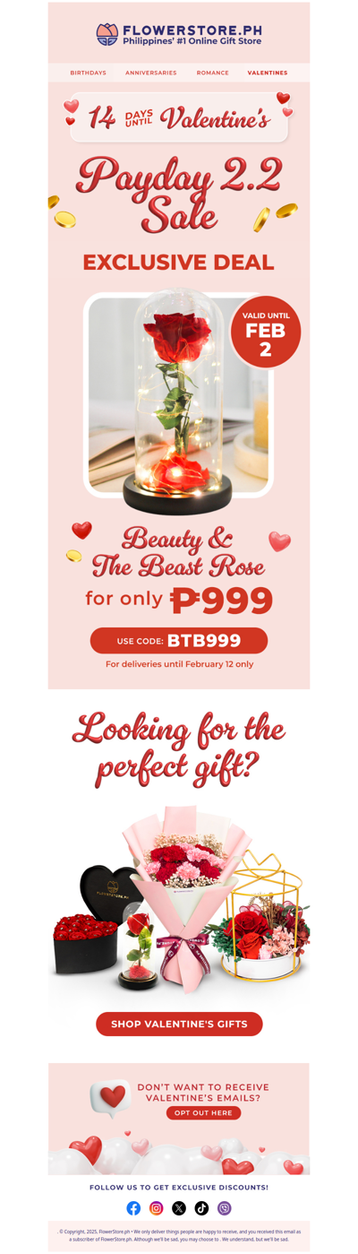 🌹 Best Deal on the most romantic gift of 2025!